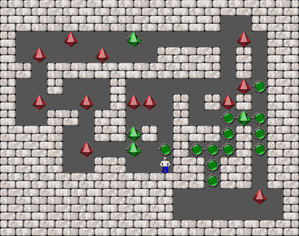 Sokoban Bugs550 collection level 175